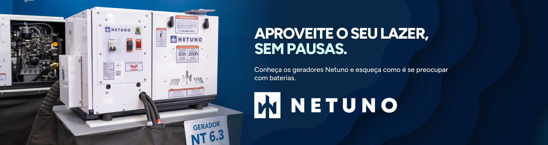 gerador; Netuno Geradores; gerador para barcos;