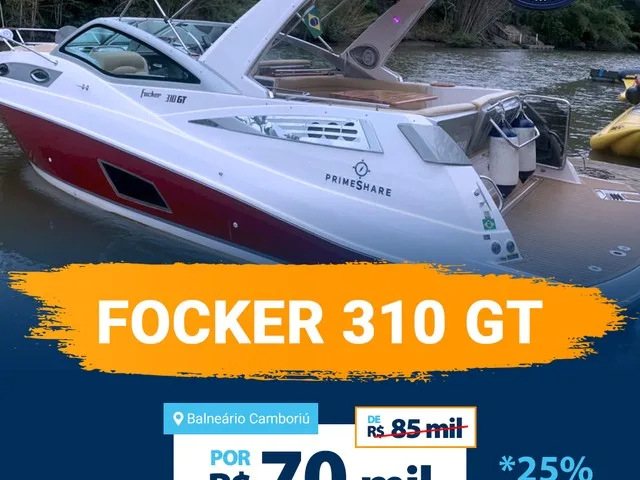 Lancha Compartilhada Fibrafort Focker 310 GT