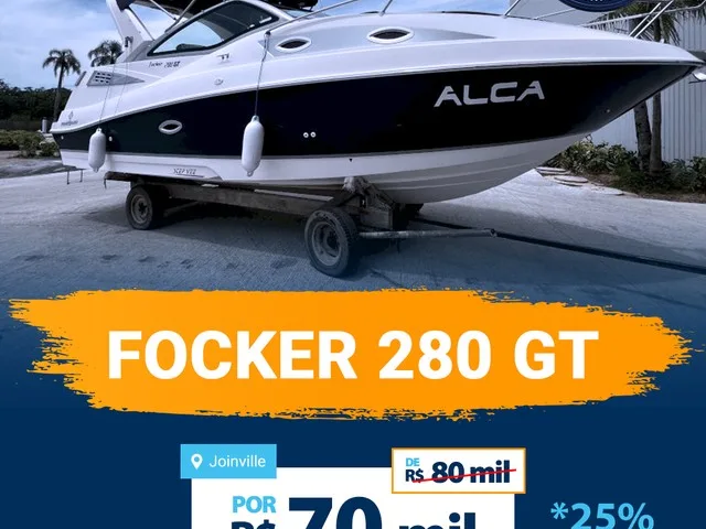 Lancha Compartilhada-Fibrafort - Focker 280 GT