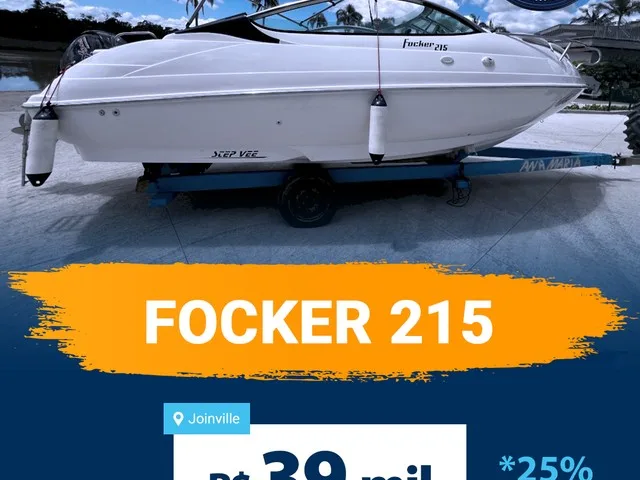 Lancha Compartilhada Fibrafort Focker 215