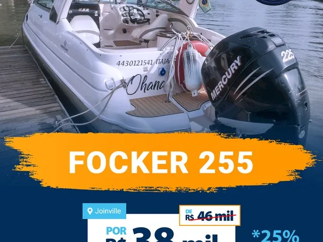 Lancha Compartilhada Fibrafort Focker 255