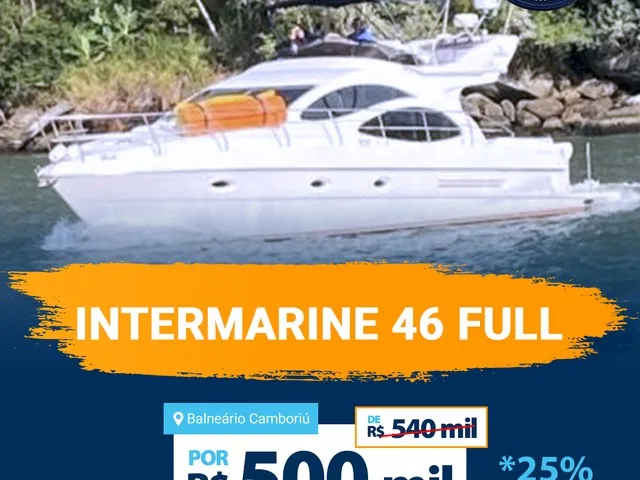 Lancha Compartilhada Intermarine 46 Fly