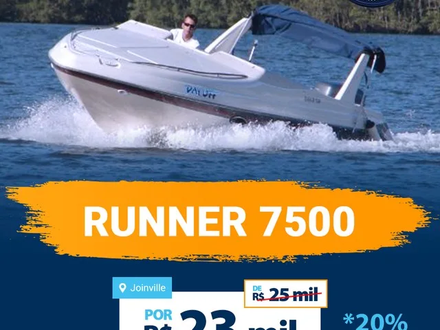 Lancha Compartilhada RUNNER 7500 - 24 pés
